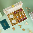 Foil Tree Print Wooden Premium Hamper Box