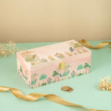 2 Jar Pink Peacock Wooden Gift Box
